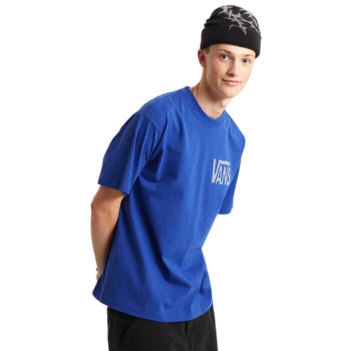 VANS SIDE TALK T-SHIRT ROYAL COBALT - Image 3