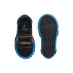 VANS TODDLER OLD SKOOL V CAR SHOES BLACK BLUE - Image 4