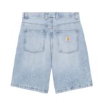 CARHARTT WIP BRANDON SHORT BLUE HEAVY WORN BLEACHED - Image 5