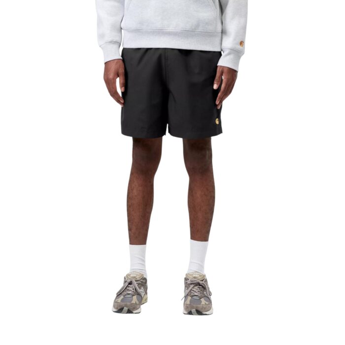 CARHARTT WIP CHASE SWIM TRUNKS BLACK GOLD - Image 3