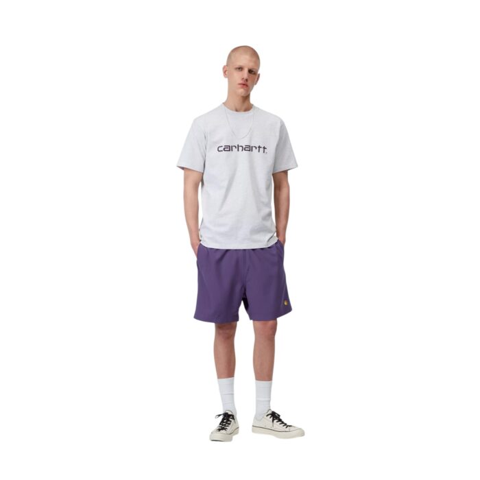 CARHARTT WIP CHASE SWIM TRUNKS CALLA GOLD - Image 6