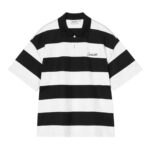 CARHARTT WIP DELRAY POLO DELRAY STRIPE BLACK