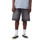 CARHARTT WIP LANDON SHORT BLACK WORN BLEACHED
