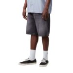 CARHARTT WIP LANDON SHORT BLACK WORN BLEACHED - Image 3