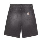 CARHARTT WIP LANDON SHORT BLACK WORN BLEACHED - Image 6