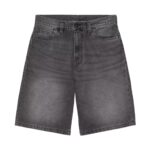 CARHARTT WIP LANDON SHORT BLACK WORN BLEACHED - Image 5