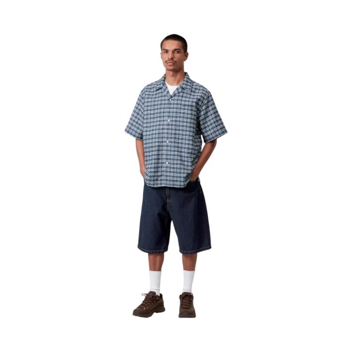 CARHARTT WIP LANDON SHORT BLUE RINSED - Image 4