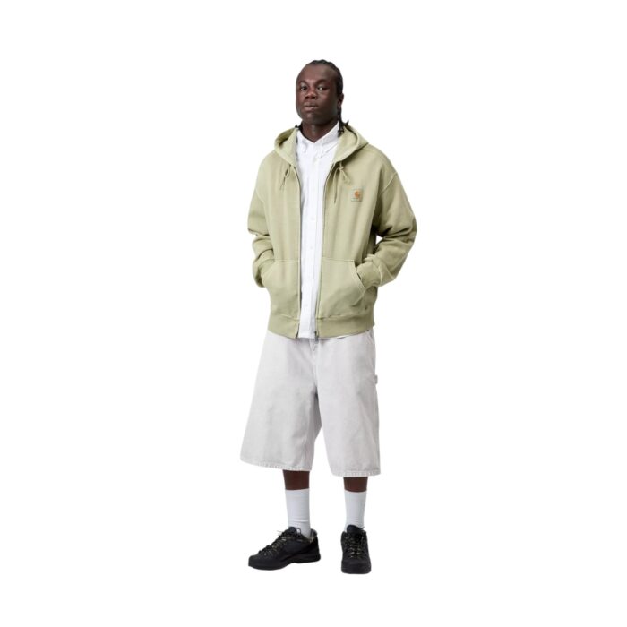 CARHARTT WIP OG SINGLE KNEE SHORT BLACK CHALK WASH - Image 4