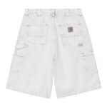 CARHARTT WIP OG SINGLE KNEE SHORT BLACK CHALK WASH - Image 6
