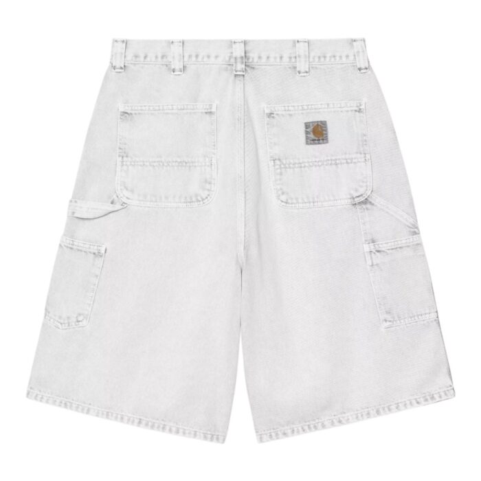 CARHARTT WIP OG SINGLE KNEE SHORT BLACK CHALK WASH - Image 6