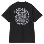 CARHARTT WIP SPIRALS T-SHIRT BLACK - Image 2