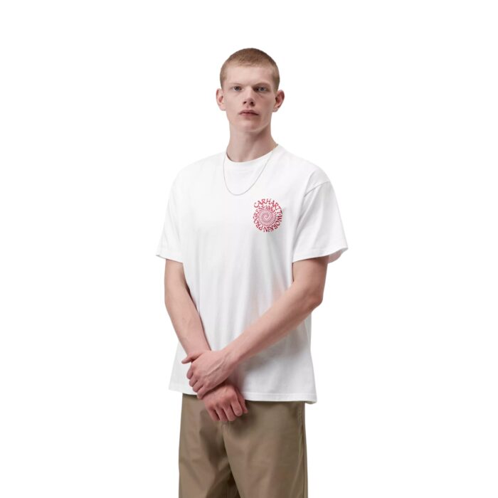 CARHARTT WIP SPIRALS T-SHIRT WHITE - Image 3