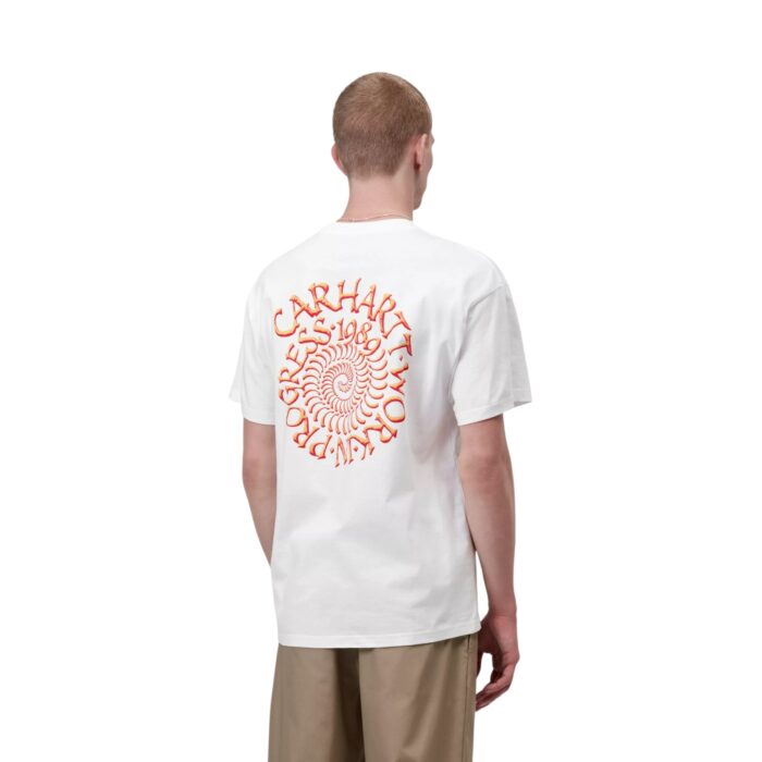 CARHARTT WIP SPIRALS T-SHIRT WHITE - Image 4