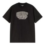 CARHARTT WIP TIPSY TYPE T-SHIRT BLACK