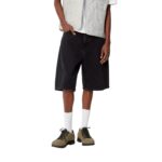 CARHARTT WIP W BRANDON SHORT BLACK STONE WASHED