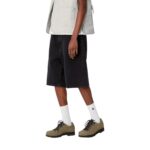 CARHARTT WIP W BRANDON SHORT BLACK STONE WASHED - Image 3