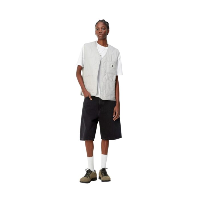 CARHARTT WIP W BRANDON SHORT BLACK STONE WASHED - Image 4