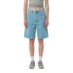 CARHARTT WIP W BRANDON SHORT BLUE STONE BLEACHED