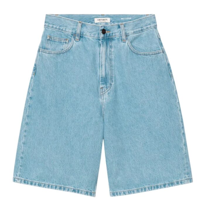 CARHARTT WIP W BRANDON SHORT BLUE STONE BLEACHED - Image 4