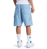 DC BAGGY DENIM CARPENTER SHORT INDIGO LIGHT - Image 3