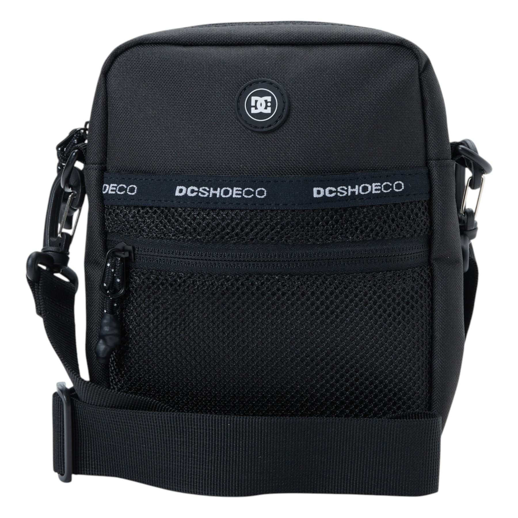 DC STARCHER SHOULDER BAG BLACK ADYBA03056-KVJ0 38E (1)-Photoroom DC STARCHER SHOULDER BAG BLACK - Image 1