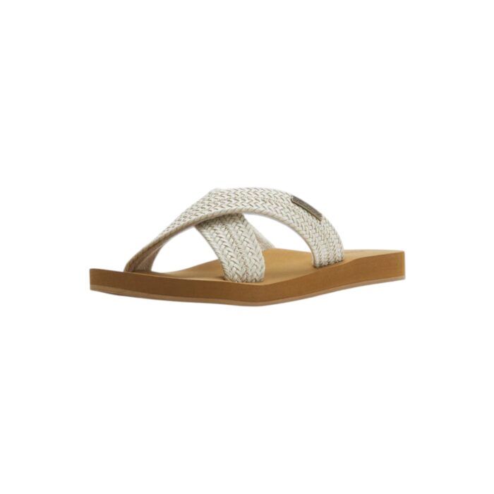 VOLCOM DOUBLE CROSS SANDALS CREAM - Image 4