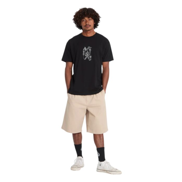 VOLCOM NOWHERE T-SHIRT BLACK - Image 4