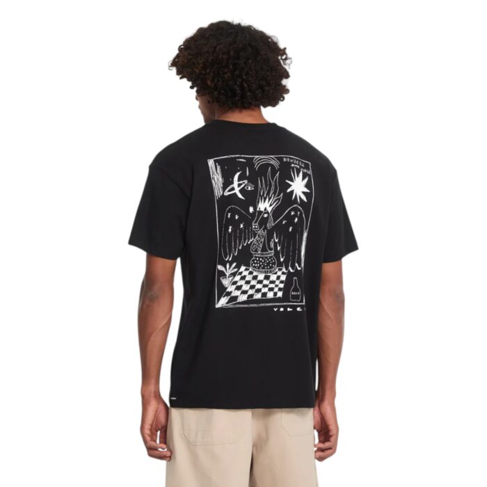 VOLCOM NOWHERE T-SHIRT BLACK - Image 2