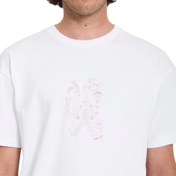 VOLCOM NOWHERE T-SHIRT WHITE - Image 4
