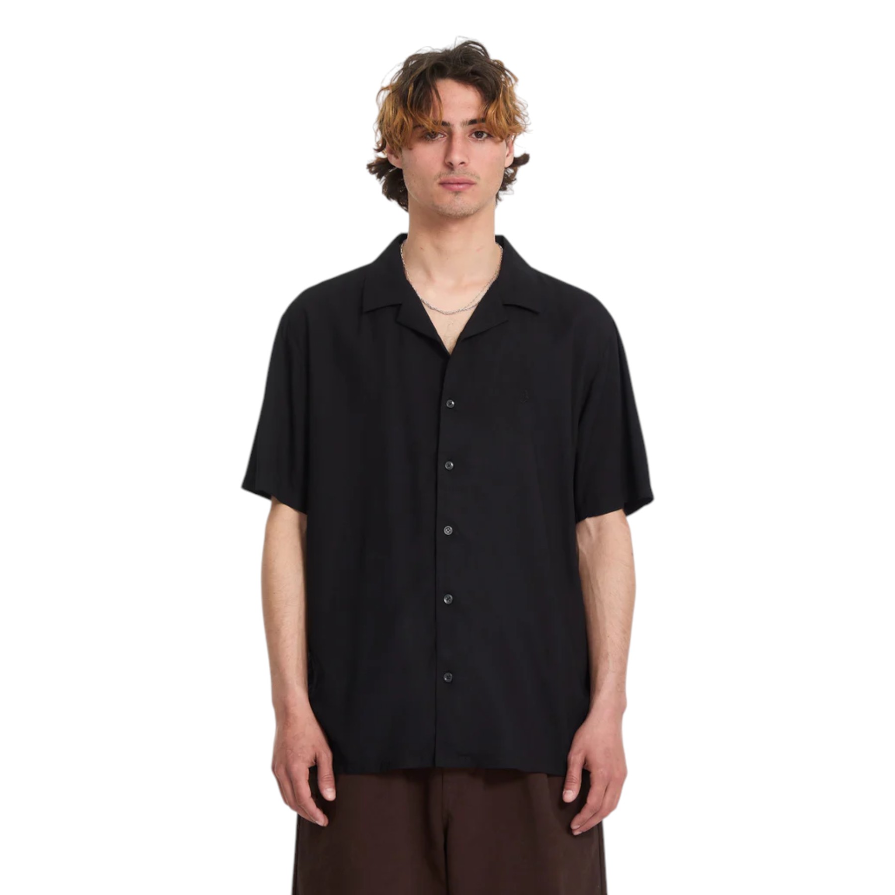 VOLCOM SINGLE STONE SHIRT GLOSS BLACK A0412622-GBK M L XL 65E 1 (1)-Photoroom VOLCOM SINGLE STONE SHIRT GLOSS BLACK - Image 1