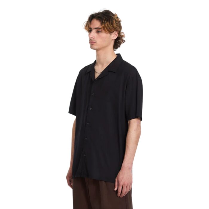 VOLCOM SINGLE STONE SHIRT GLOSS BLACK - Image 3