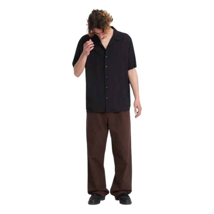 VOLCOM SINGLE STONE SHIRT GLOSS BLACK - Image 6