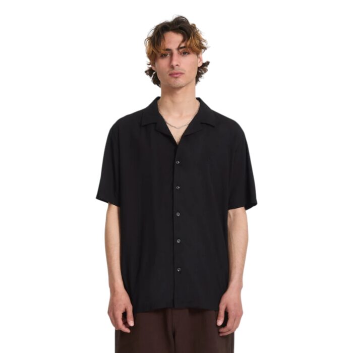 VOLCOM SINGLE STONE SHIRT GLOSS BLACK - Image 4
