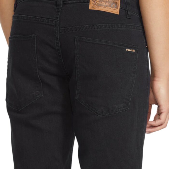 VOLCOM SOLVER DENIM PANT BLACK OUT - Image 5