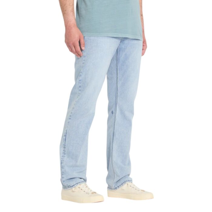 VOLCOM SOLVER DENIM WORN LIGHT BLUE - Image 3