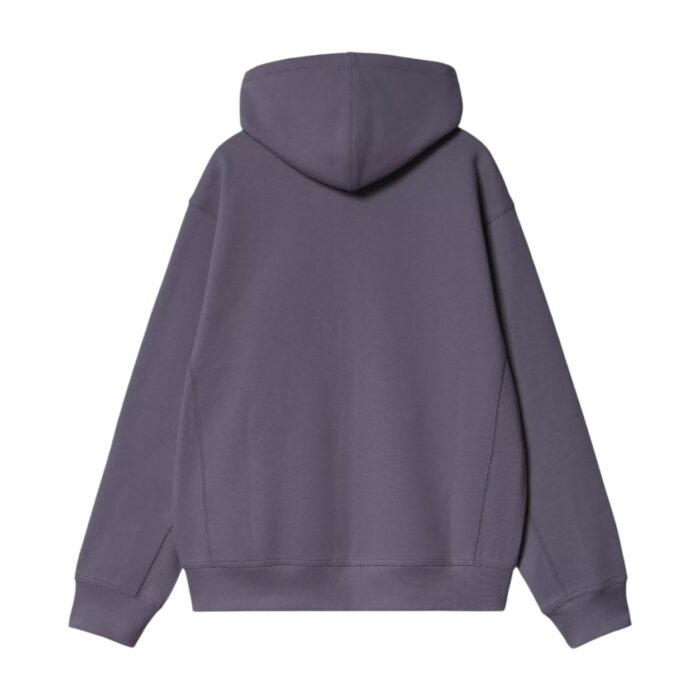 CARHARTT WIP AMERICAN SCRIPT ZIP HOODIE SHADY PURPLE - Image 2