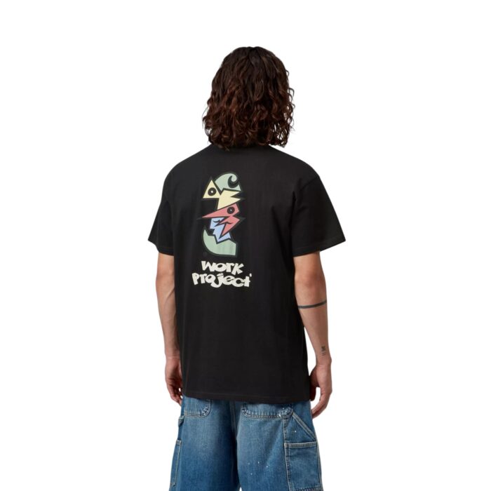 CARHARTT WIP CUBIST T-SHIRT BLACK - Image 4