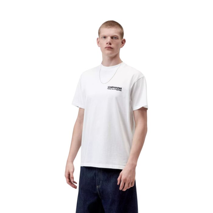 CARHARTT WIP CUBIST T-SHIRT WHITE - Image 3