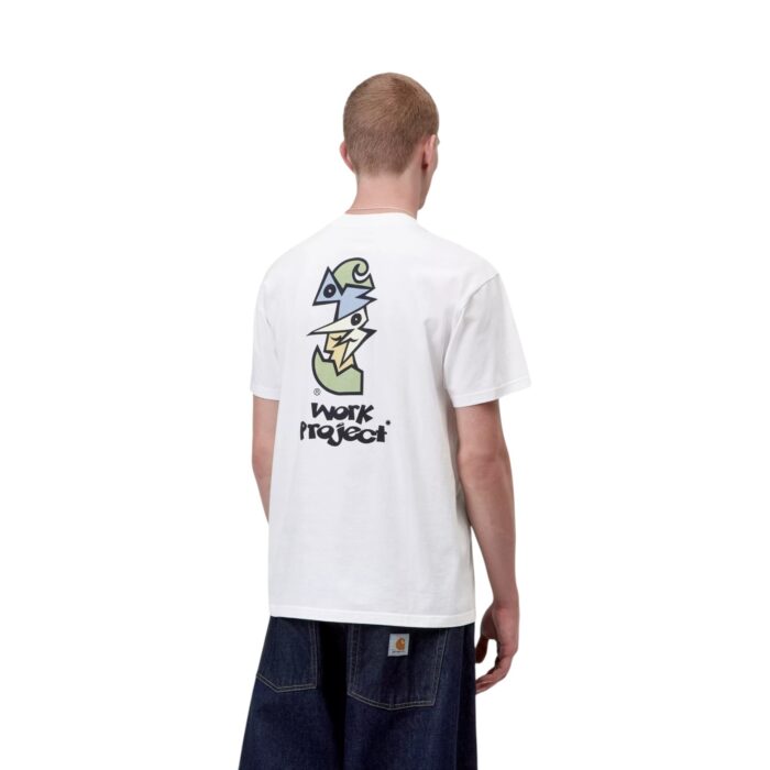 CARHARTT WIP CUBIST T-SHIRT WHITE - Image 4