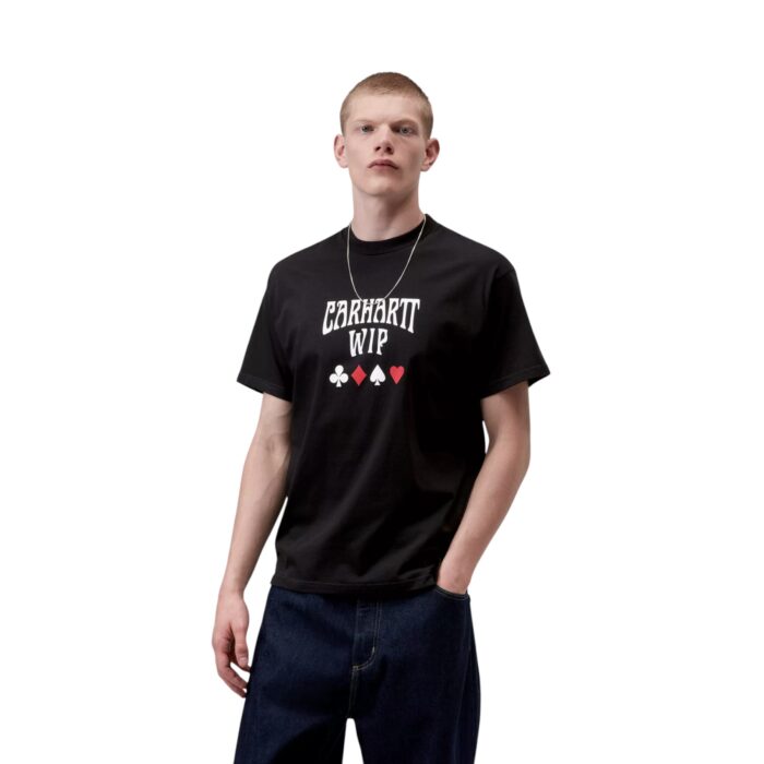CARHARTT WIP DECK SCRIPT T-SHIRT BLACK - Image 3