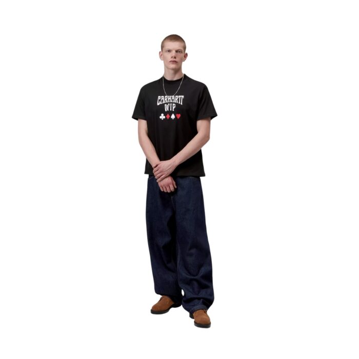 CARHARTT WIP DECK SCRIPT T-SHIRT BLACK - Image 5