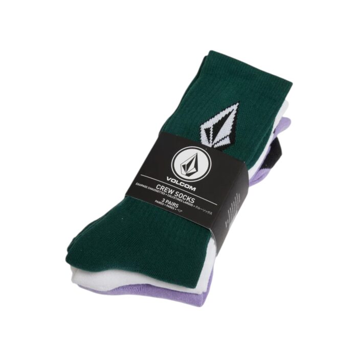 VOLCOM FULL STONE 3PK SOCKS MULTI - Εικόνα 2