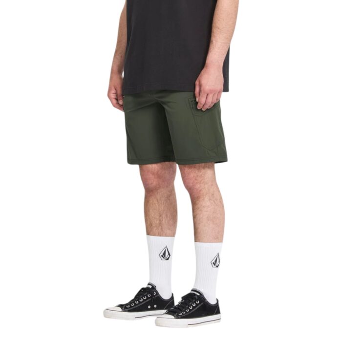 VOLCOM CASHED IN CARGO HYBRID 20 SHORT SQUADRON GREEN - Image 3