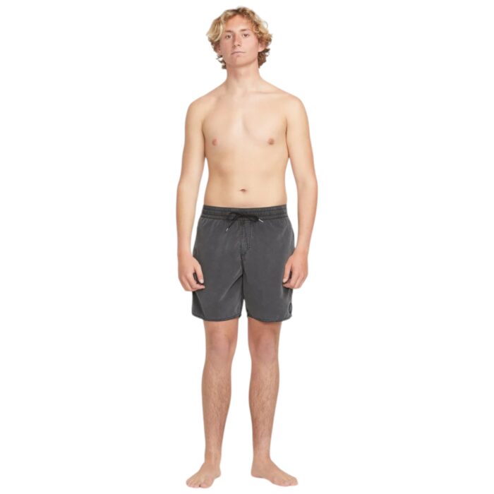 VOLCOM CENTER 17 TRUNK BOARDSHORT BLACK - Image 4
