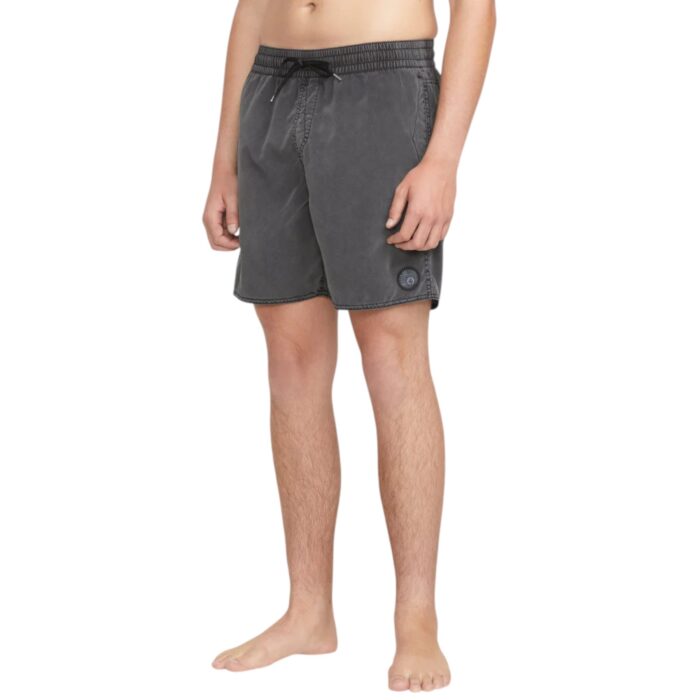 VOLCOM CENTER 17 TRUNK BOARDSHORT BLACK - Image 3