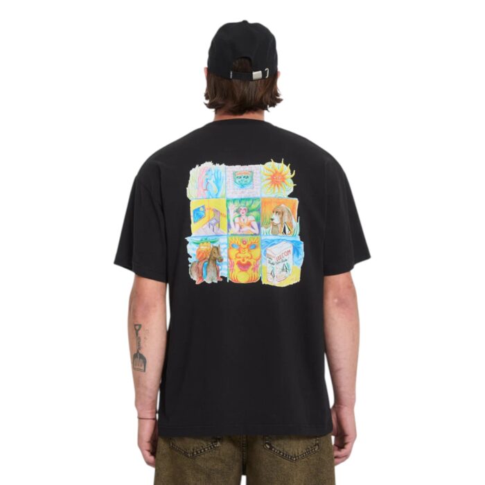 VOLCOM DOUBLE FANTASY T-SHIRT BLACK - Image 2