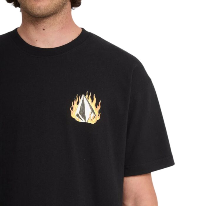 VOLCOM DOUBLE FANTASY T-SHIRT BLACK - Image 4