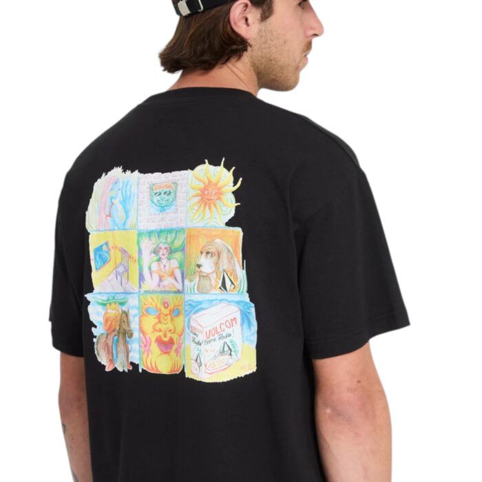 VOLCOM DOUBLE FANTASY T-SHIRT BLACK - Image 6