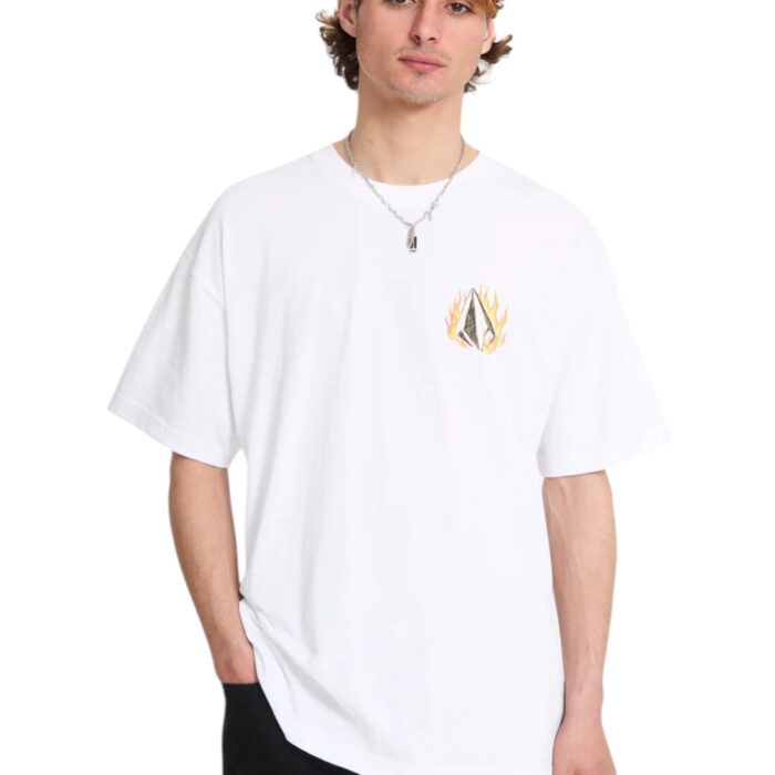 VOLCOM DOUBLE FANTASY T-SHIRT WHITE - Image 6