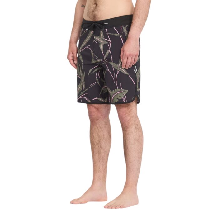VOLCOM ENCOUNTER SCALLOP MOD 19 BOARDSHORT BLACK - Image 3